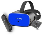 Blue Umety XR headset and controller